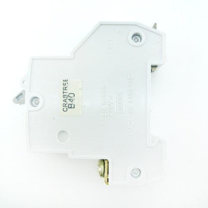 Crabtree SB6000 610/40 B40 40A 40 Amp MCB Circuit Breaker Type B